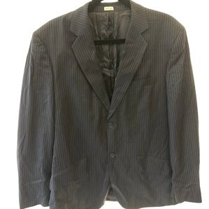 Calvin Klein Men's Suit Jacket‎ Size Medium Black With Stripes